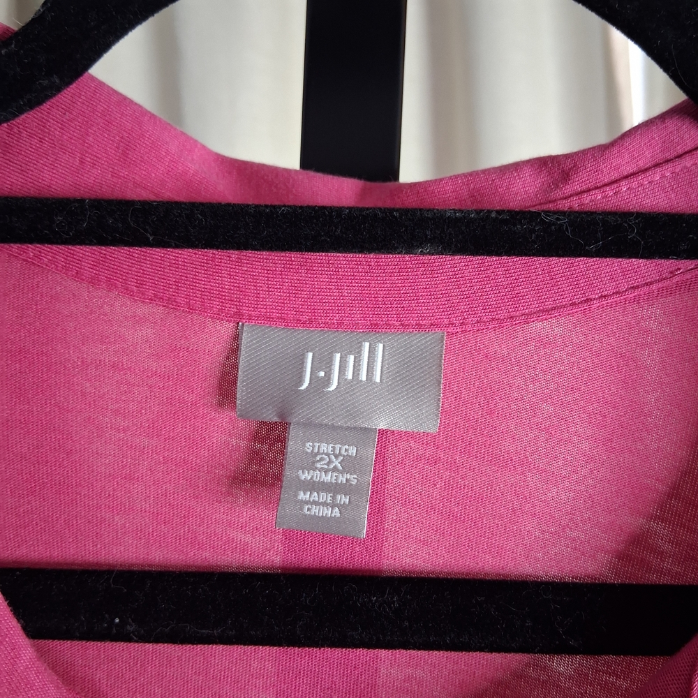 J. Jill Button-front Long Sleeve Tunic Womens Size 2X - Picture 4 of 8